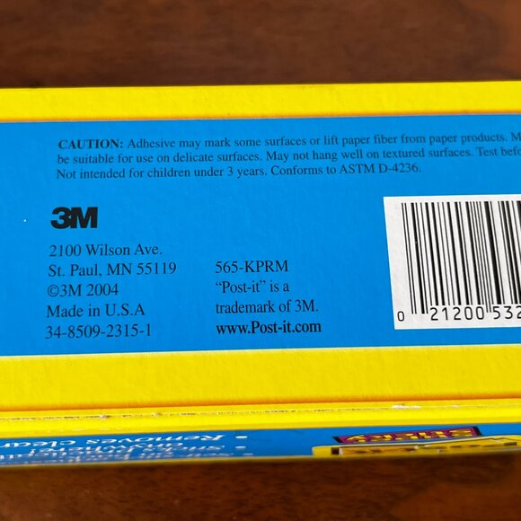 Sealed Post-It Banner Roll for Kids Sticky 2004 3M Open Box 12In X 40ft Crafts - Picture 6 of 11